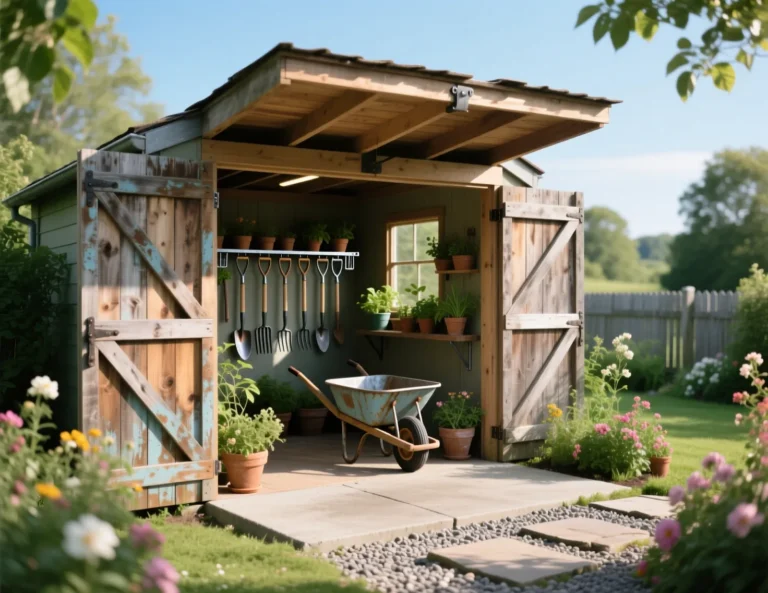 construire un abri de jardin ouvert