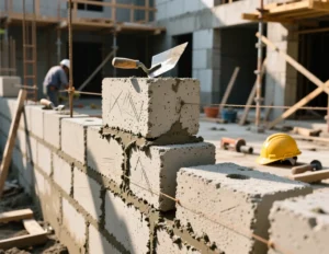 monter un mur de clôture en parpaings - home refresh